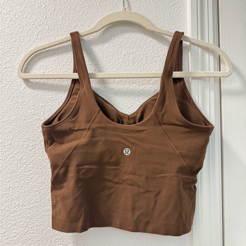 lululemon athletica Brown V‑Neck Seamless Tank - Picture 3 of 5